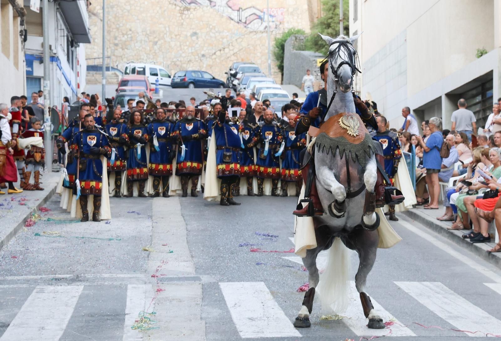 Imágenes del desfile de la entrada cristiana en San Blas