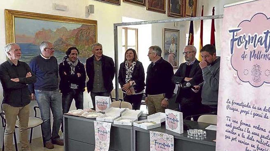 La campaña a favor de la ´formatjada´ se presentó ayer en Pollença.