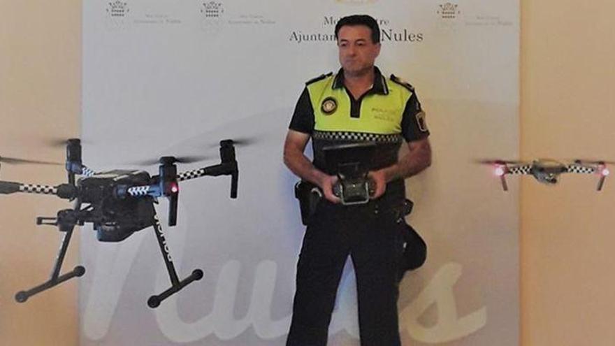 Nules ya vigila con drones el campo para mejorar la seguridad