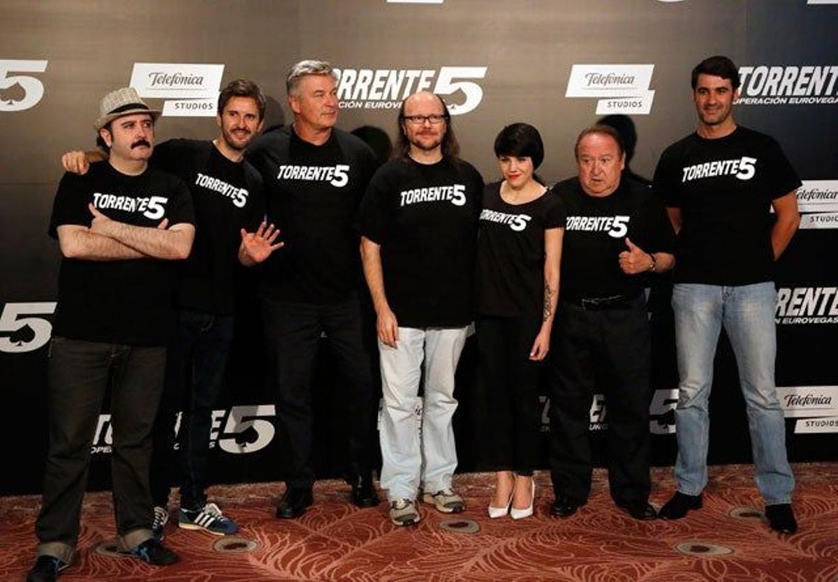 Carlos Areces, Julián López, Alec Baldwin, Santiago Segura, Angy, Fernando Esteso y Jesulín