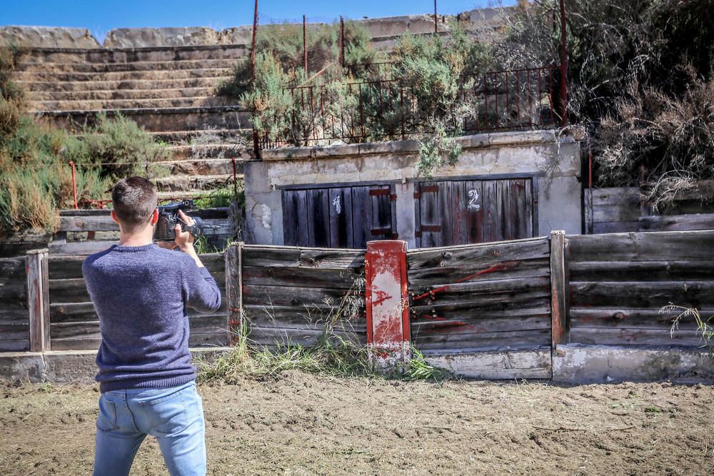 Así está la plaza de toros de Orihuela antes de se