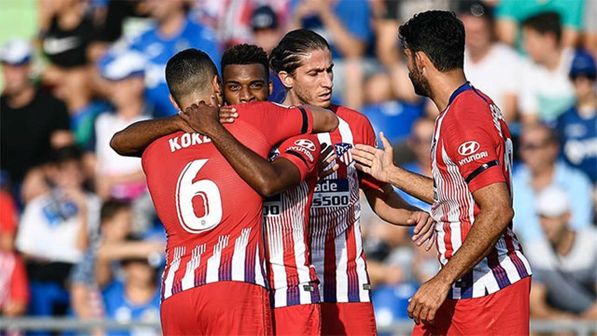 El Atlético no da opción al Getafe y vence cómodamente en el Coliseum