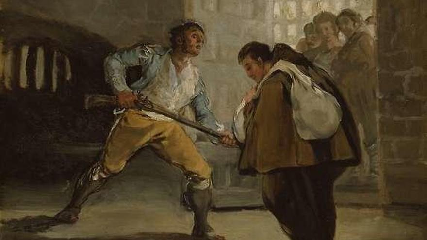 Serie &quot;La captura del bandido Maragato por fray Pedro de Zaldivia&quot; de Goya, de la colección del Art Institute of Chicago (Illinois).