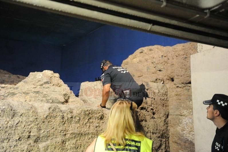 Desalojan al presunto violador del parking de la Glorieta