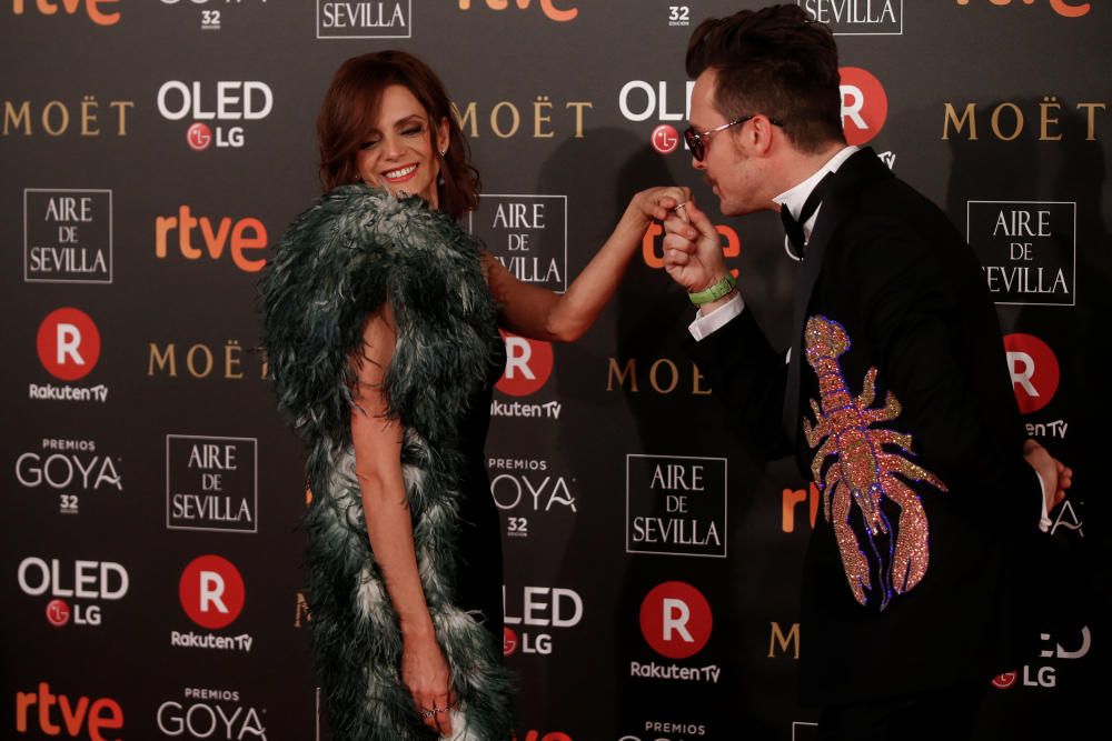 Alfombra roja de los Premios Goya 2018