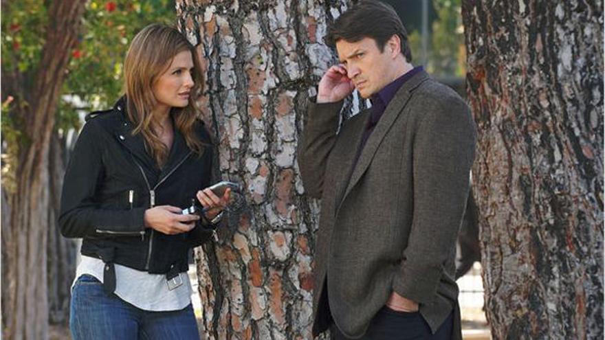 Imagen de un episodio de la serie ´Castle´.