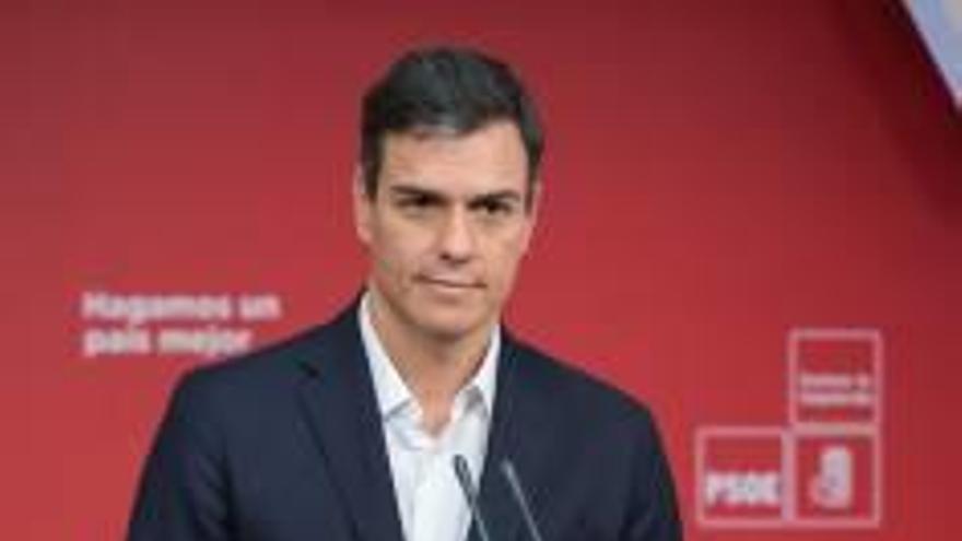 Pedro Sánchez, fa pocs dies.