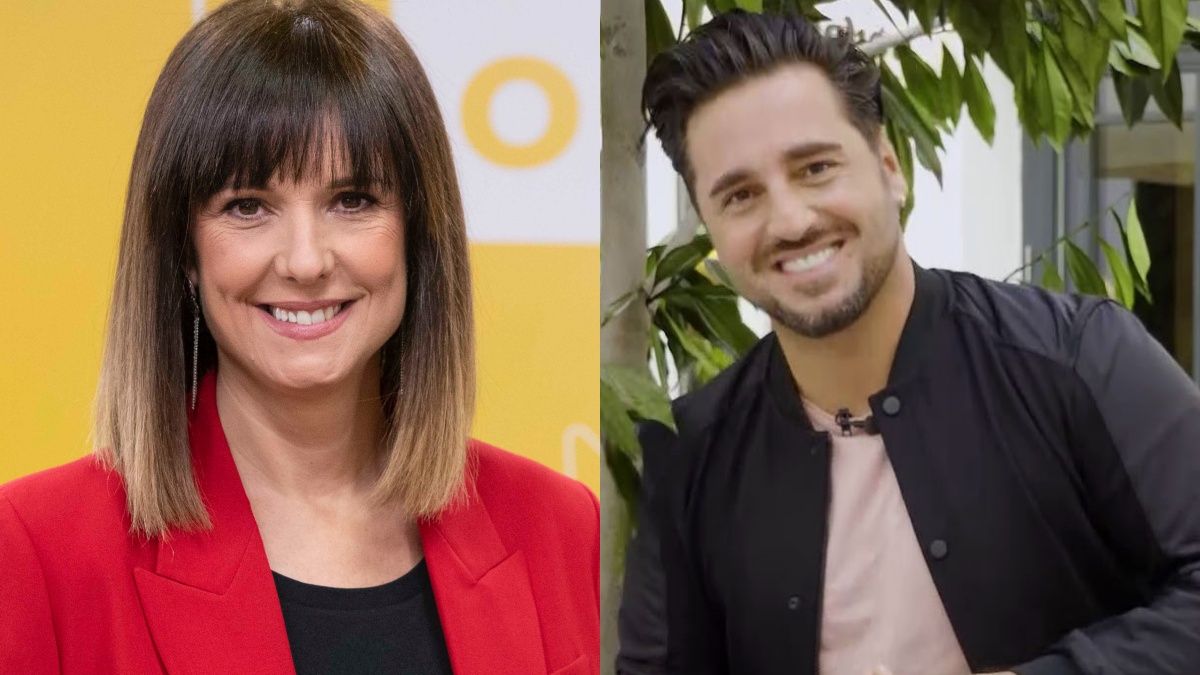 Mónica López y David Bustamante, presentadora y colaborador de 'Ahora o nunca'