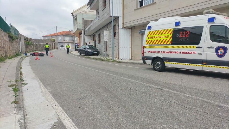 Tres heridos en otros tantos accidentes en la comarca de O Salnés