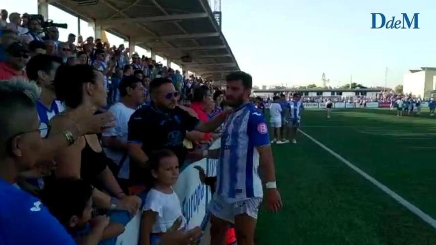 La afición, con el Atlético Baleares