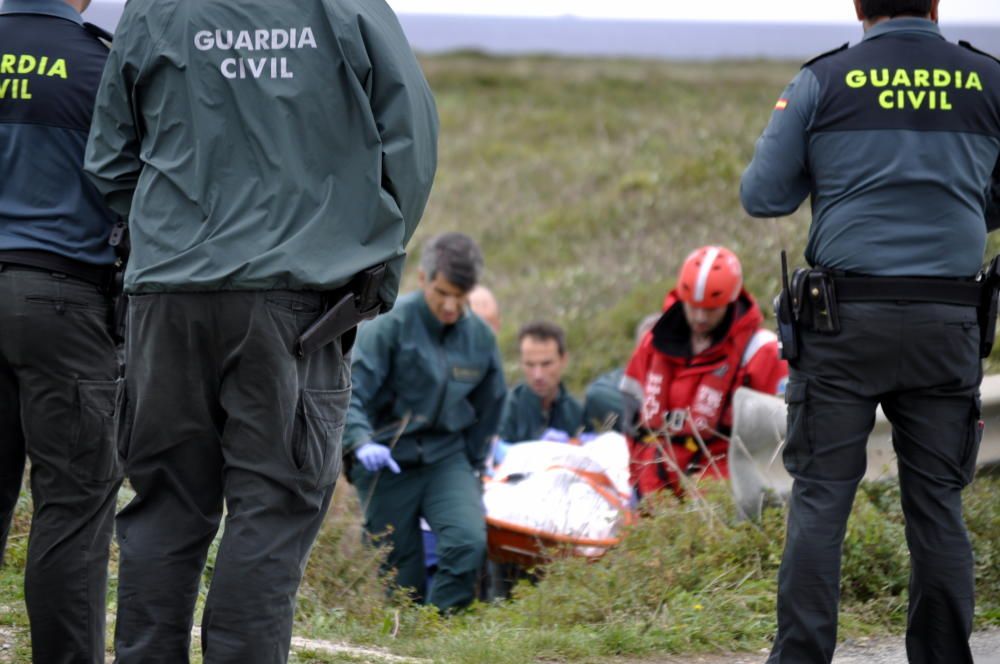 Aparece el cuerpo de Chano Castañón en una cala próxima al lugar en que desapareció