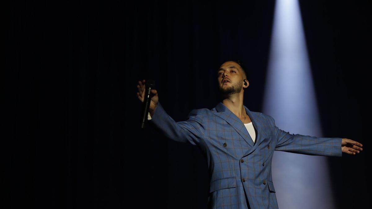 C. Tangana durante su concierto en el Andalucía Big Festival