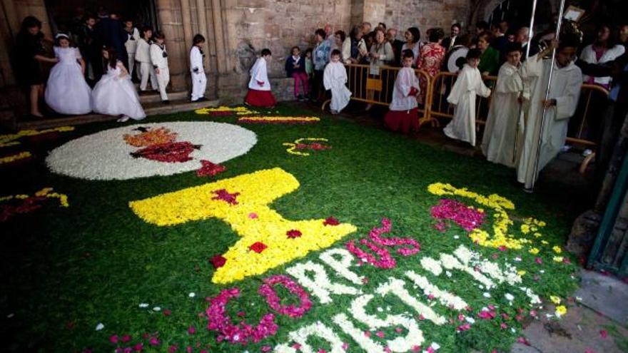 Corpus Christi, una fiesta solemne de gran arraigo en Avilés