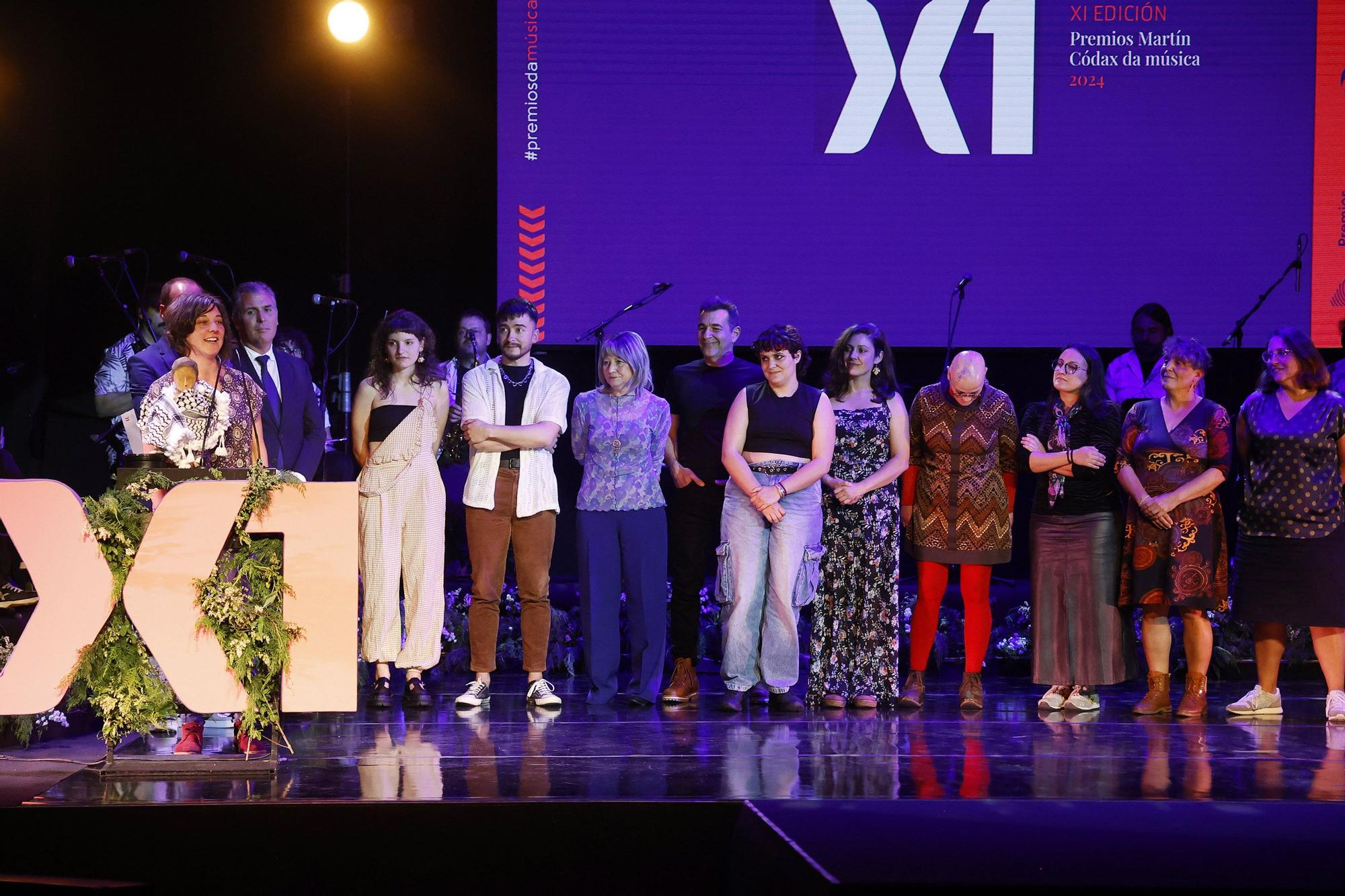 Pontevedra. Entrega de los premios de la música gallega Martín Códax.