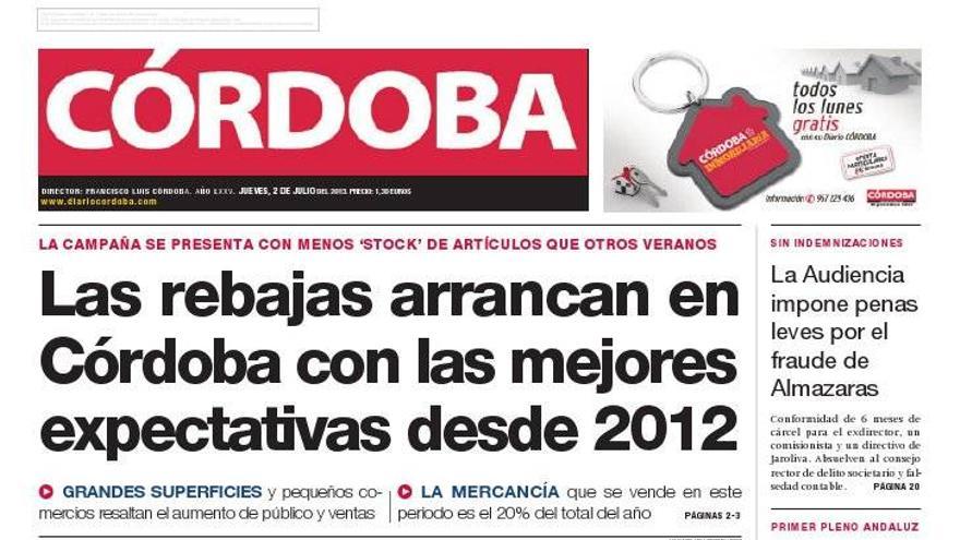 La portada de CÓRDOBA