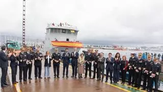 Freire bota el «A22 Proserpina», alta tecnología viguesa para la Armada Española