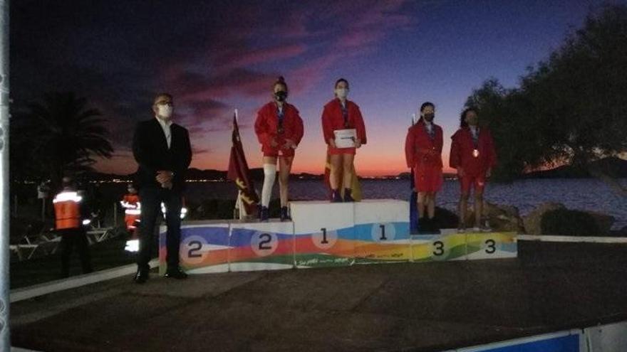 La extremeña Natalia Salgado, plata en los Campeonatos de España de Lucha Sambo