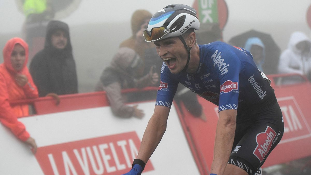 Jay Vine, ganador de la etapa 8 de La Vuelta