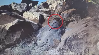 Atentado geológico en Lanzarote