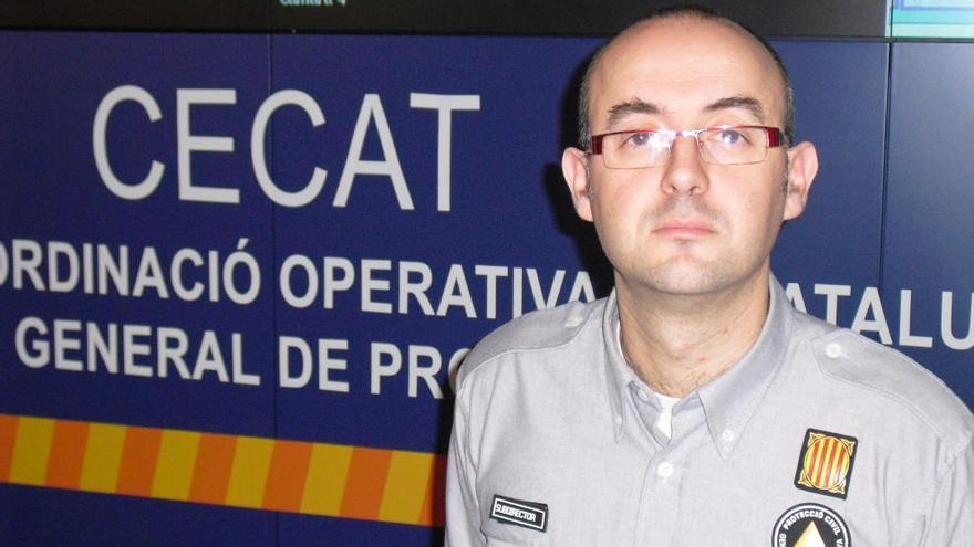 El subdirector general de Coordinació i Gestió d&#039;Emergències