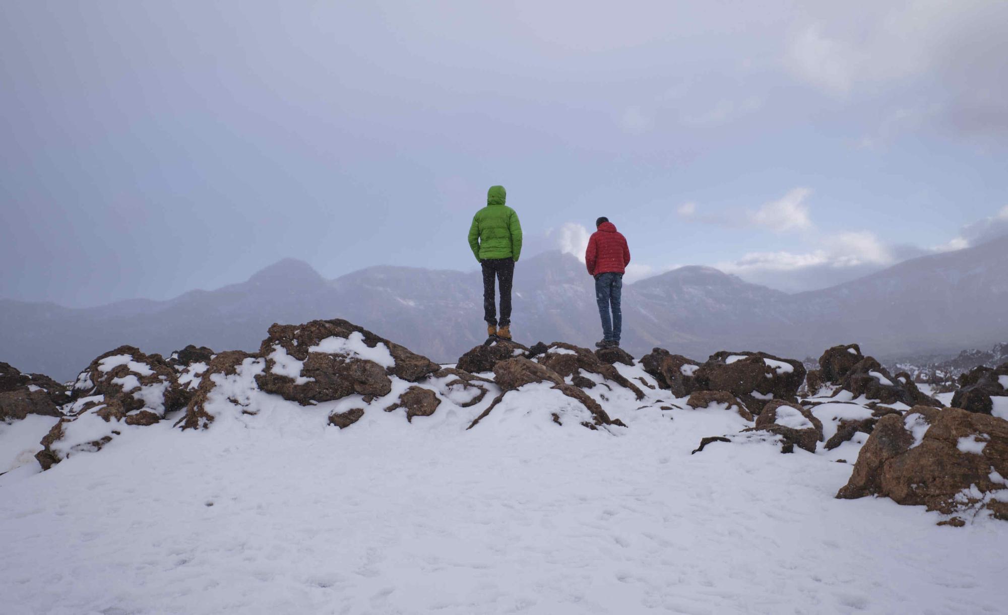 Nevada en el Teide