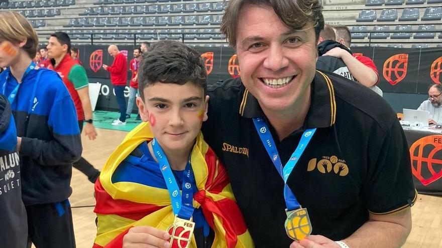 Medalles bagenques per a Martí León i Micky Castillo en els estatals mini de bàsquet