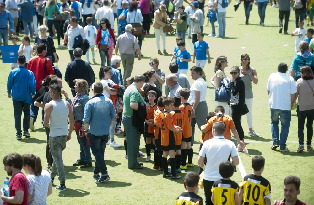 3.000 pequeños futbolistas en Abegondo