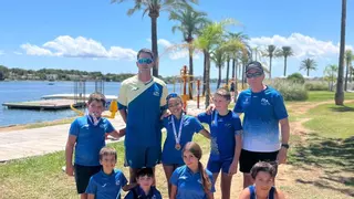Ocho medallas para el CN Santa Eulalia en el Campeonato de Baleares de Velocidad de piragüismo