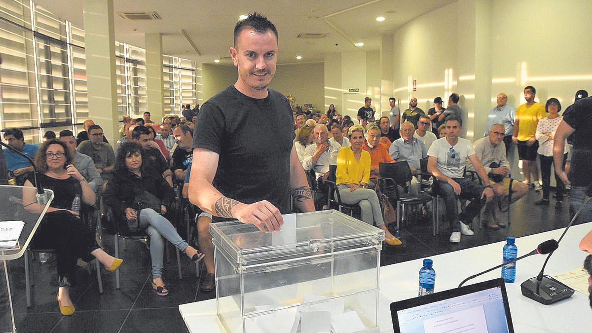 Pepe Beltrán Bacas, durante las elecciones de 2019, cuando ya prolongó un nuevo mandato.