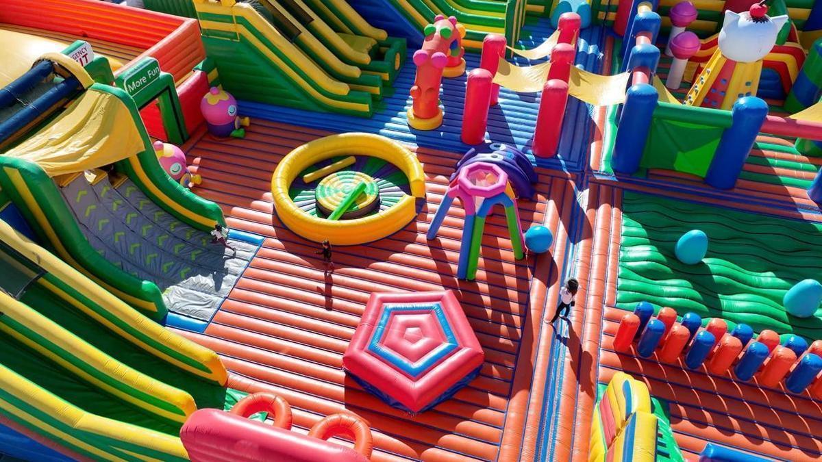 El parque hinchable "Funbox".