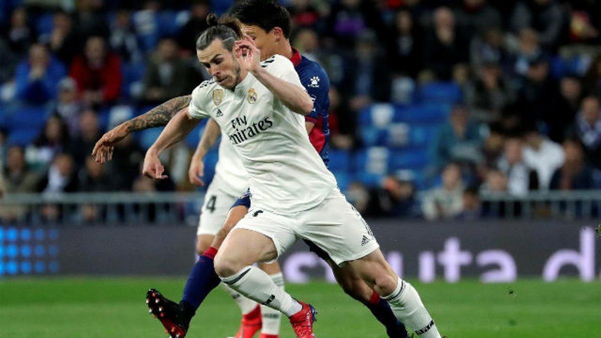 Bale fue pitado en el Bernabéu por fallar ocasiones como esta