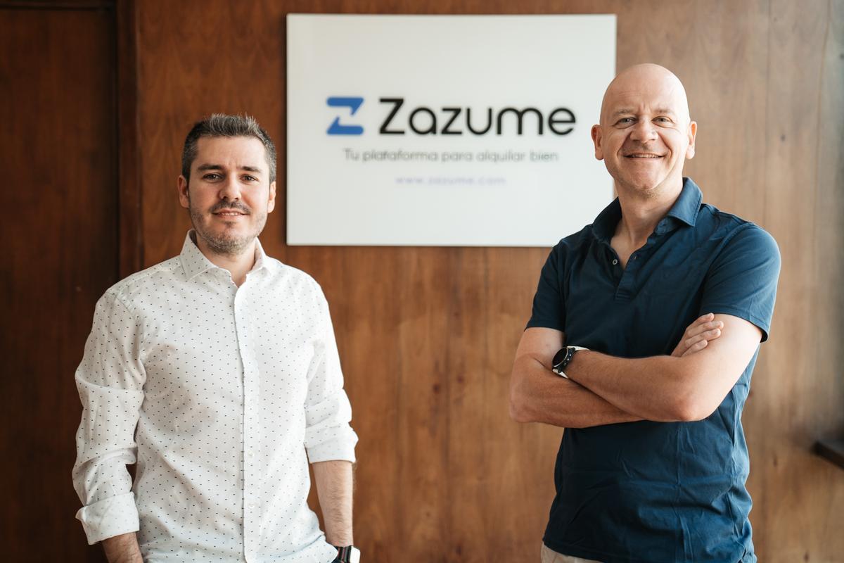 Guillermo Ceballos (CTO y cofundador) junto a Jeroen Merchiers (CEO y cofundador de Zazume)