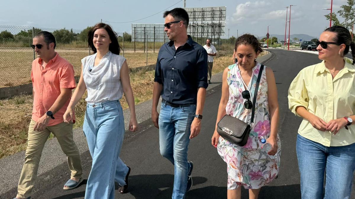 La secretària general del PSPV, Diana Morant, este dijous, a Vinaròs