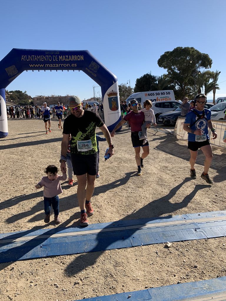 Todas las imágenes del cross por las calas de Bolnuevo, en Mazarrón