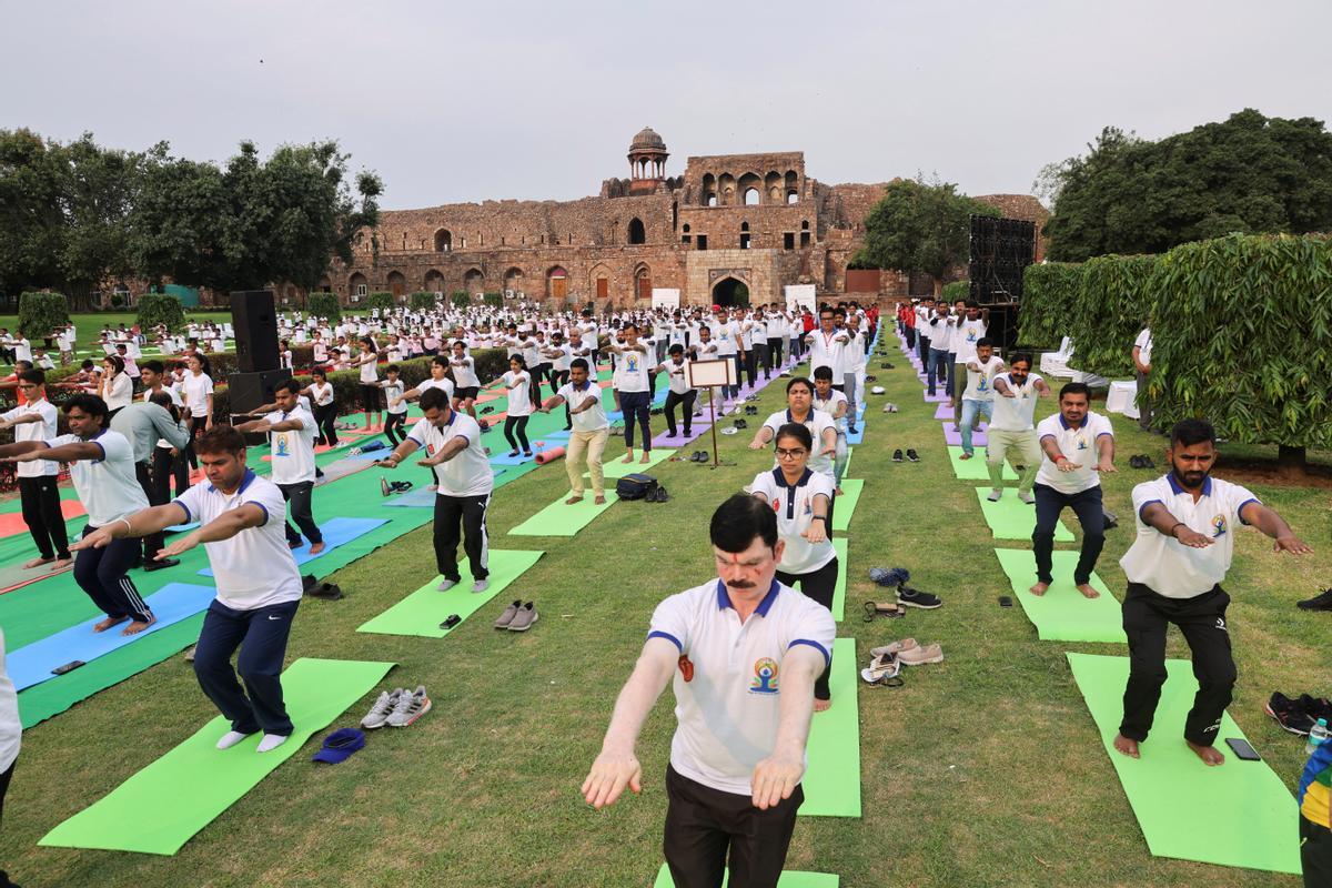 Día Internacional del Yoga en la India