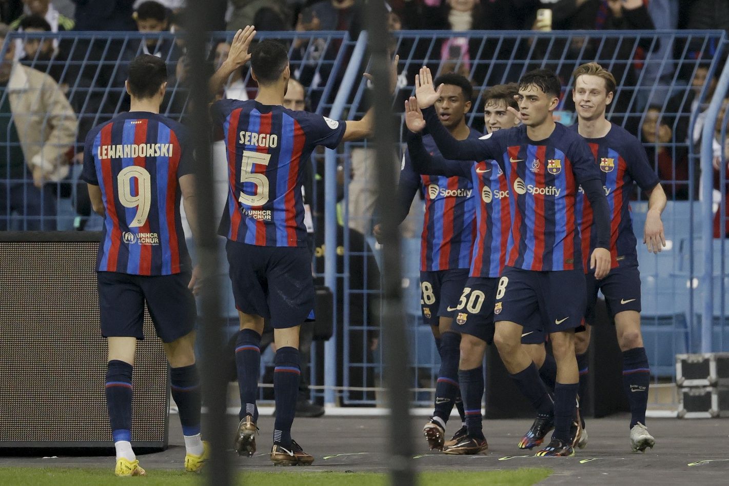 Les millors imatges de la final de la supercopa entre el Madrid i el Barça