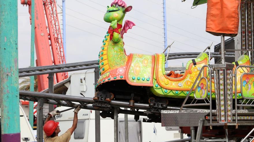 Los feriantes de Málaga, en jaque por el fin de la concesión para sus atracciones