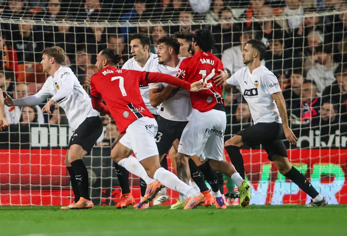 El Valencia CF - Mallorca, en imágenes