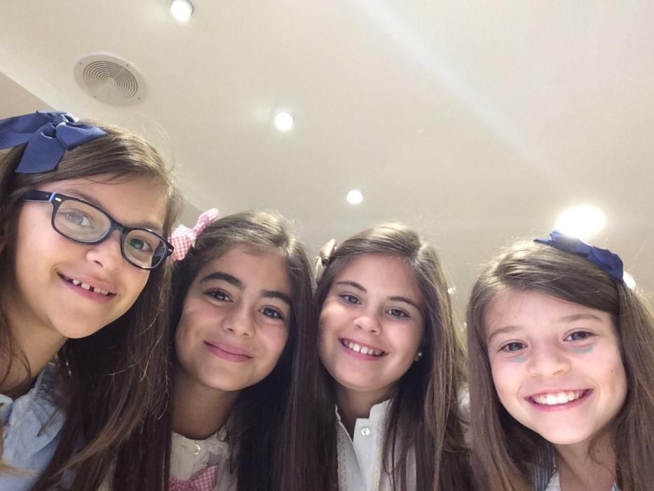 Los selfies de la Bellea infantil y sus damas