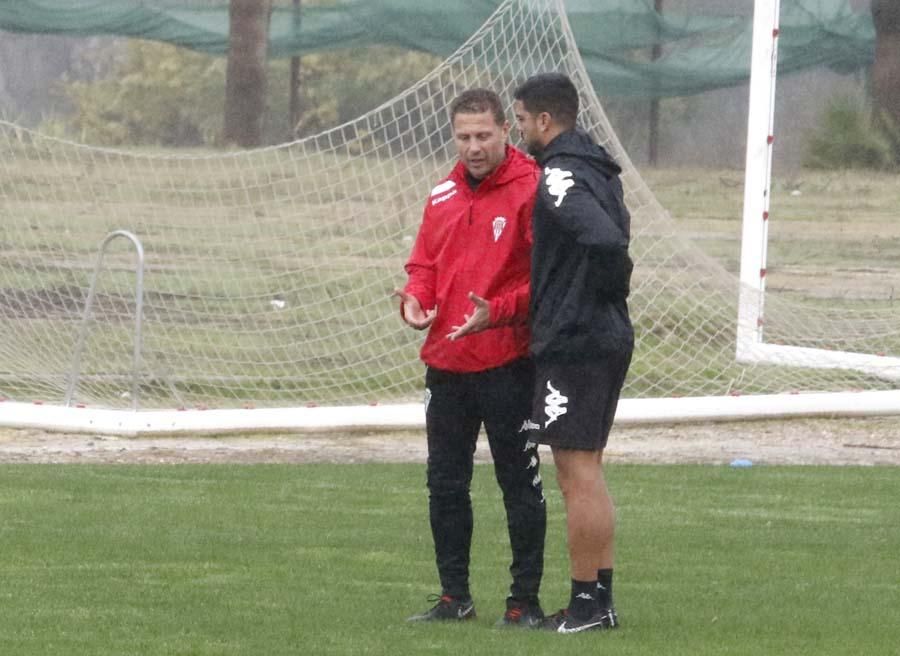 Primer entrenamiento de Curro Torres