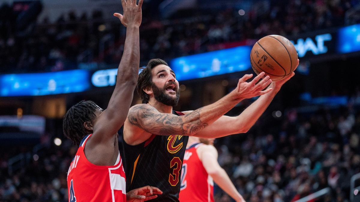 Ricky Rubio, durante su partido contra los Wizards.