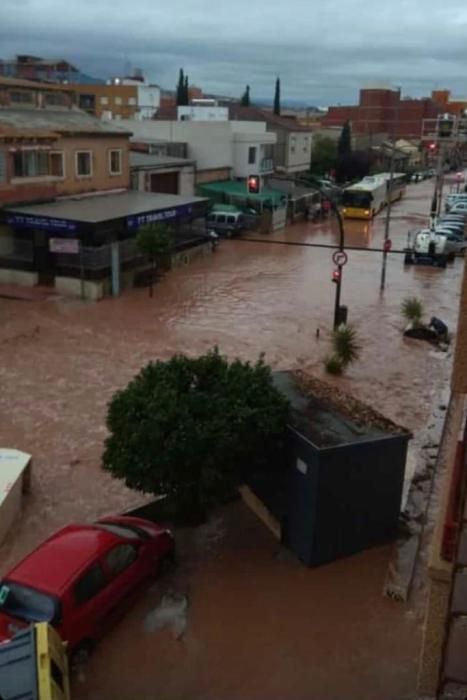 Los Alcázares recibe una segunda riada por la gota fría