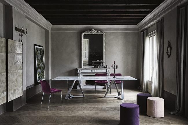 Mesa XL de mármol, de Bontempi Casa