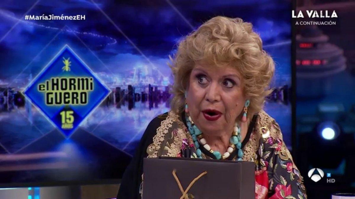 María Jiménez en 'El hormiguero'