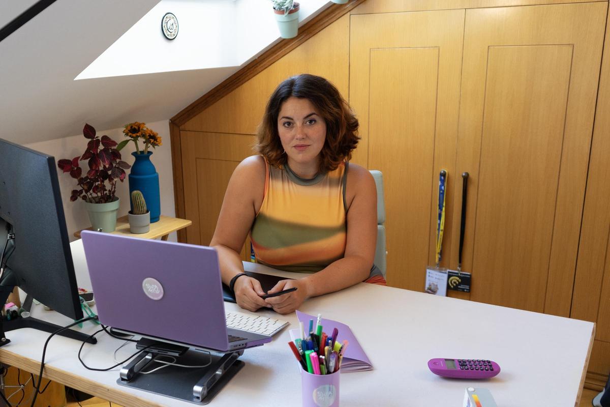 A emprendedora Thais Suárez Rei, entre as beneficiarias da Estratexia Galicia Retorna.