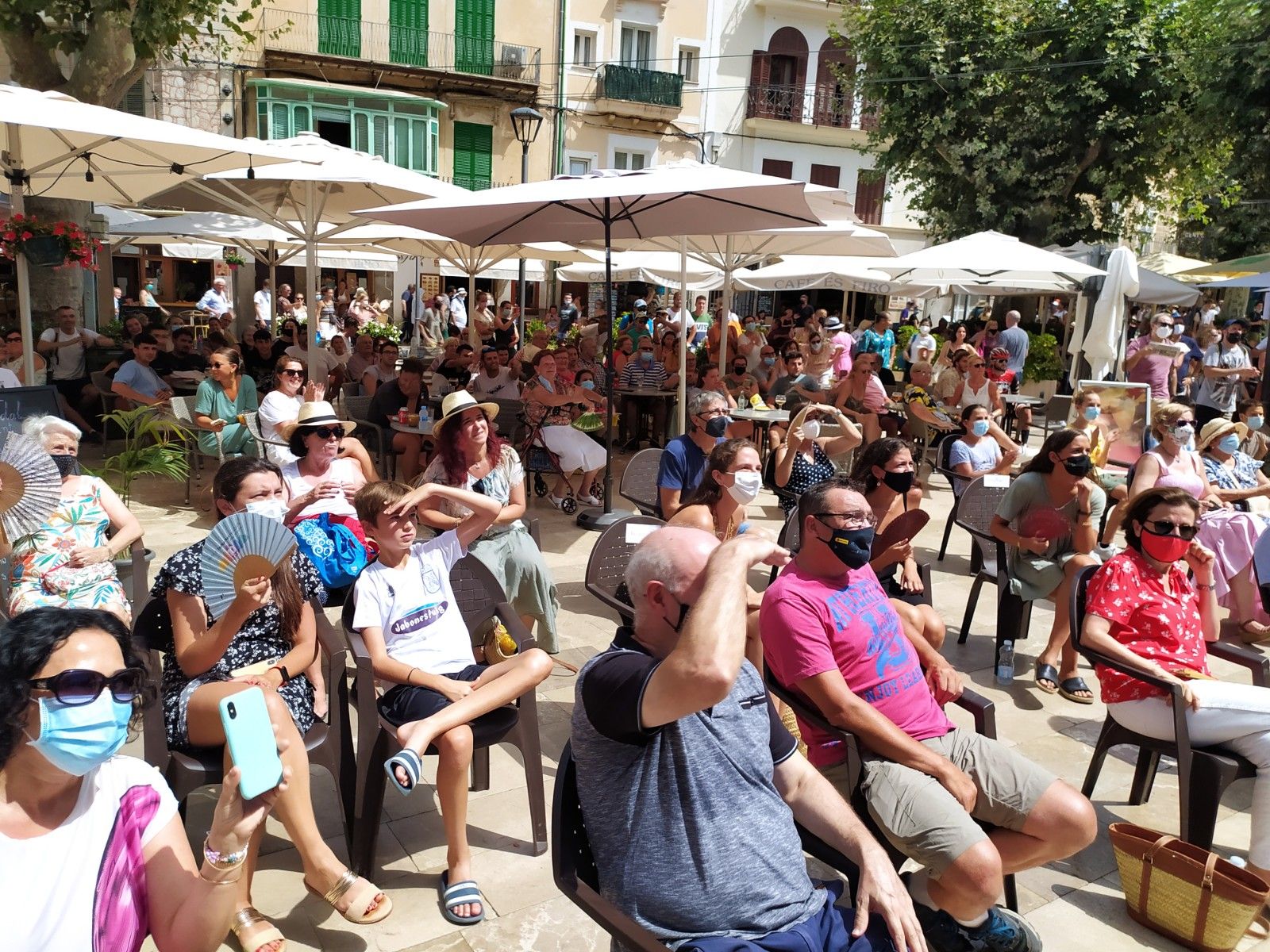 Pantalla gigante en Sóller para ver a Joanllu Pons