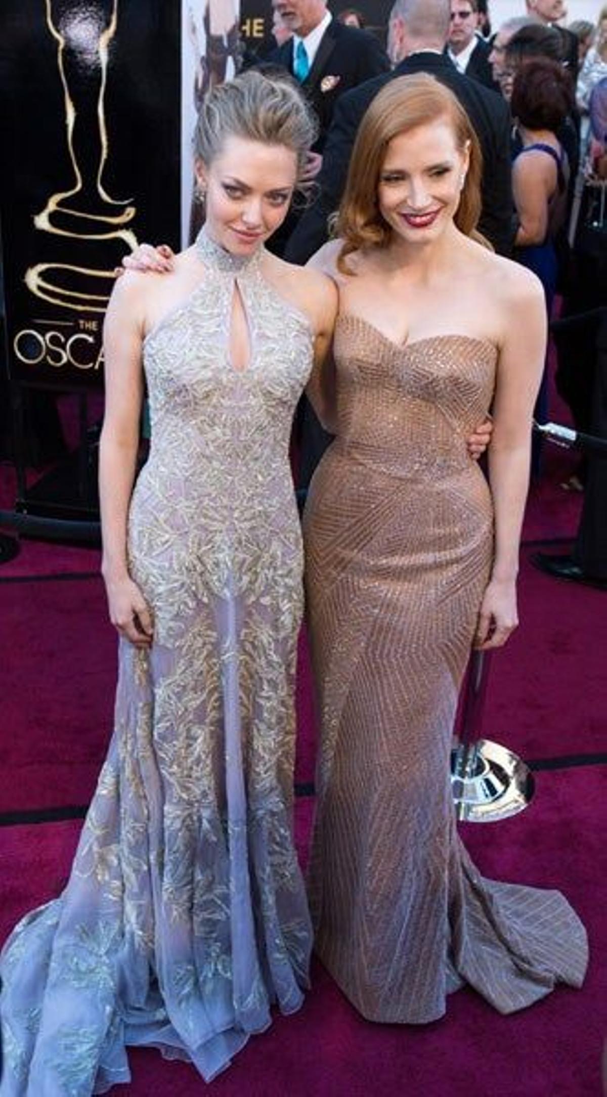 Amanda Seyfried y Jessica Chastain