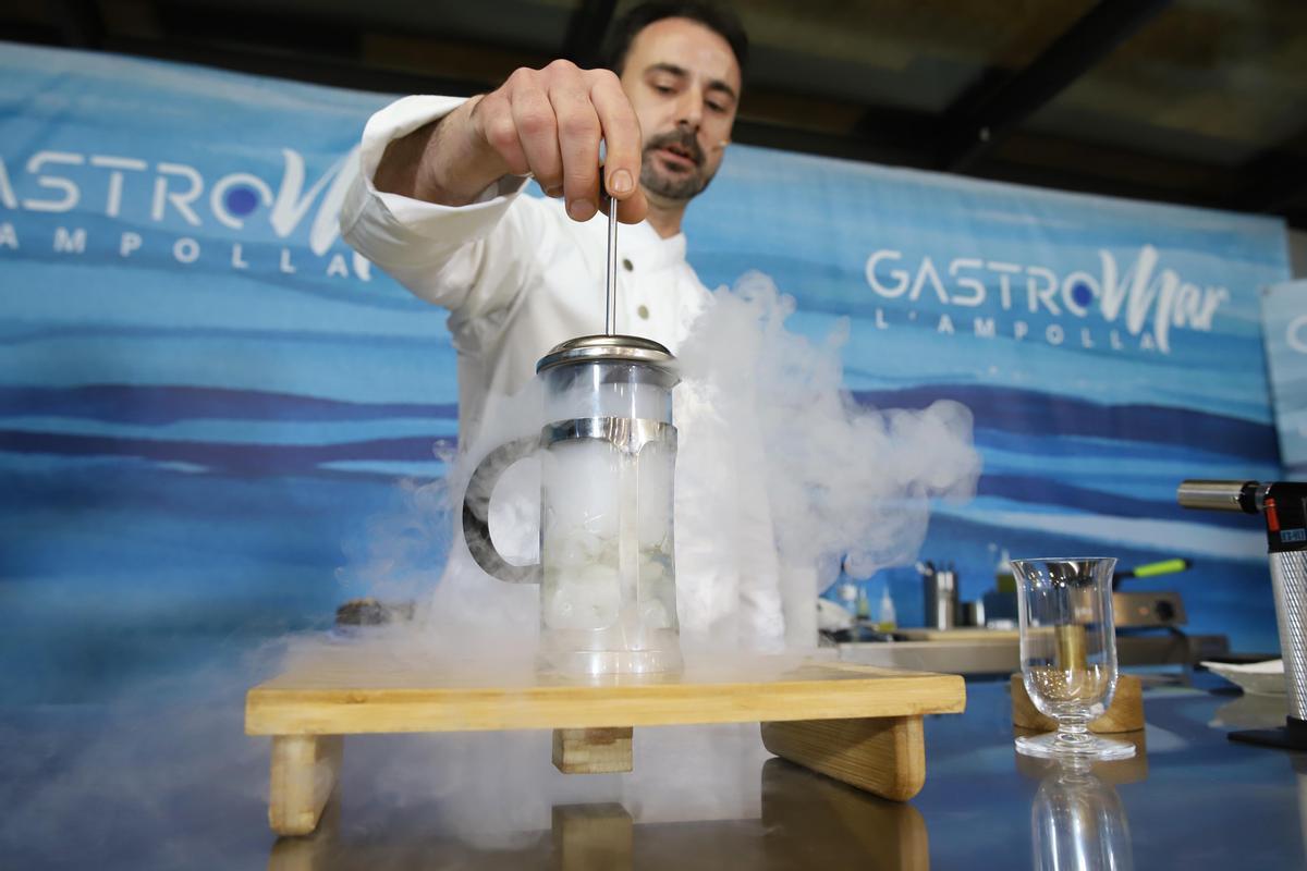 Eduard Xatruch, uno de los chefs de Disfrutar y Compartir, en la edición 2022 de GastroMar.