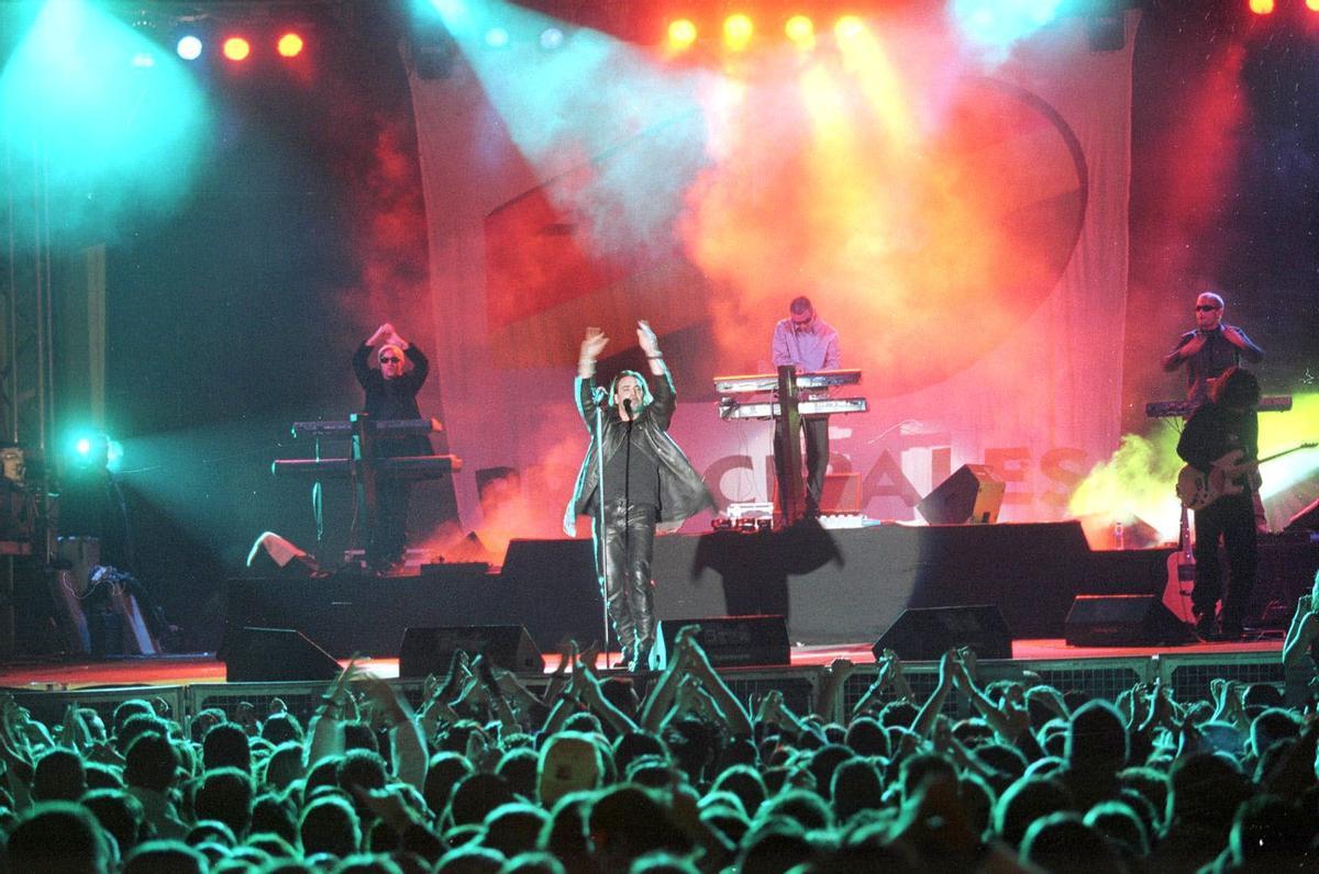 OBK, durante un concierto en Palma