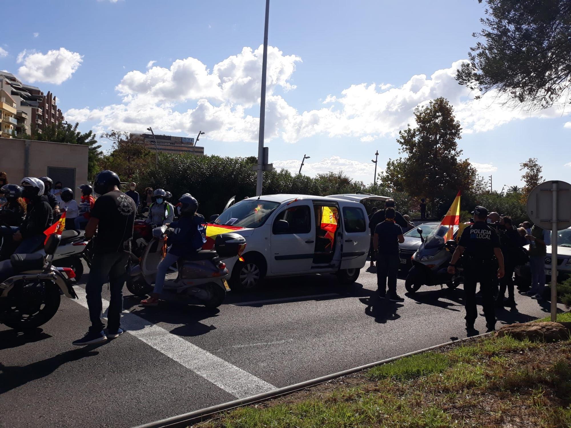 Masiva manifestación en Palma a favor de la unidad nacional